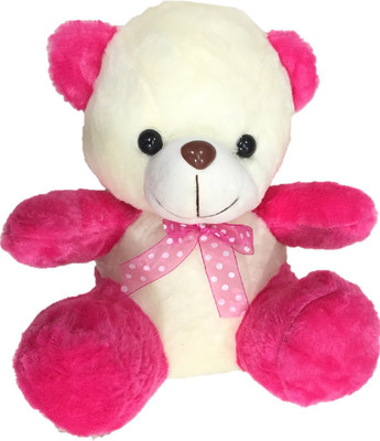 

CREATIVEVILLA CUTE PINK TEDDY BEAR STUFF PLUSH SOFT TOY - 30 cm(Multicolor)