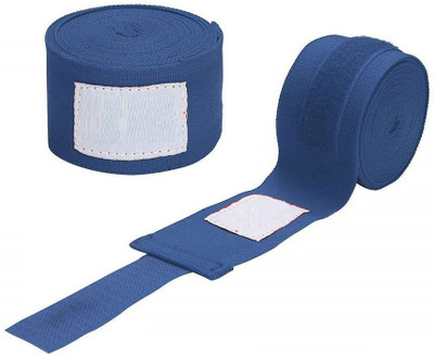 

QUINERGYS ™ Water Blue - Boxing Hand Wraps Bandages Fist Inner Gloves Muay Thai Pairs Wrist Support (, Water Blue