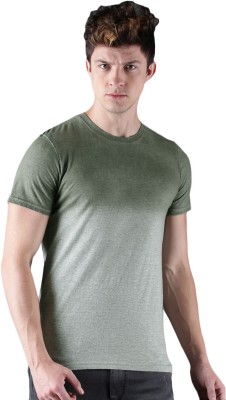WROGN Self Design Men Round Neck Grey T-Shirt