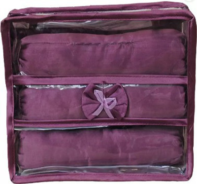 

BW Three Roll Bangle Storage Kit Vanity Box(Purple)