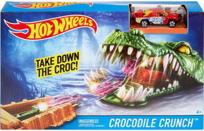 

Hot Wheels HW CROCODILE CRUNCH PLAY SET(Multicolor)