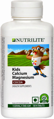 

Amway Nutrilite Kids Calcium Maagnesium Cocoa(100 No)