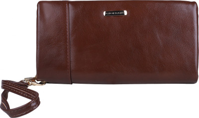 

Giordano Women Casual Brown Artificial Leather Wallet(5 Card Slots)