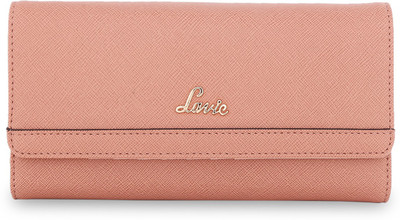 

Lavie Women Casual Pink Artificial Leather Wallet(11 Card Slots)