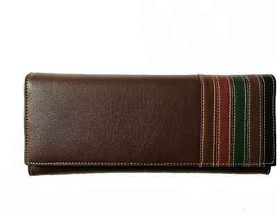 

aamira Women Casual Brown Genuine Leather Wallet(5 Card Slots), Black;brown