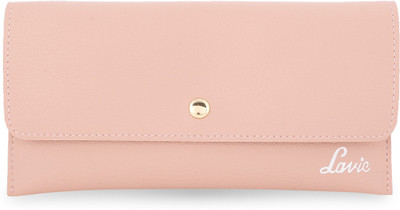 

Lavie Women Formal Beige Artificial Leather Wallet(6 Card Slots), Pink
