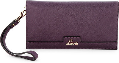 

Lavie Women Casual Purple Artificial Leather Wallet(8 Card Slots)