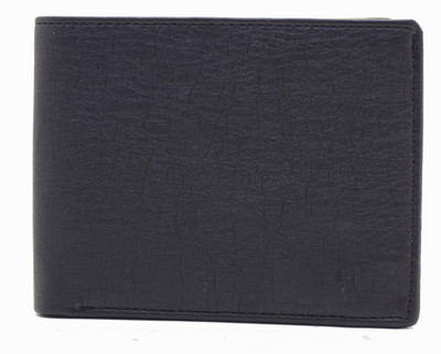 

MS Men Formal Black Artificial Leather Wallet(10 Card Slots)
