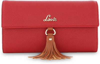 

Lavie Women Casual Red Artificial Leather Wallet(11 Card Slots)