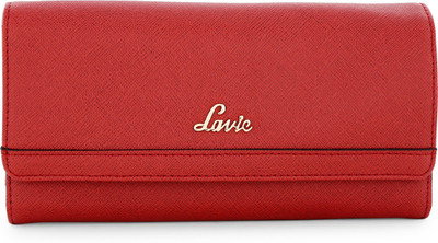 

Lavie Women Casual Red Artificial Leather Wallet(11 Card Slots), Maroon
