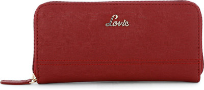 

Lavie Women Casual Red Artificial Leather Wallet(10 Card Slots)