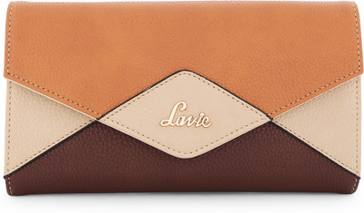 

Lavie Women Casual Multicolor Artificial Leather Wallet(11 Card Slots), Brown