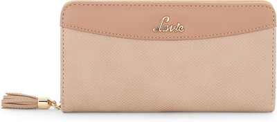 

Lavie Women Casual Pink Artificial Leather Wallet(11 Card Slots)