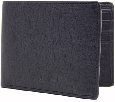 

MS Men Formal Black Artificial Leather Wallet(10 Card Slots)