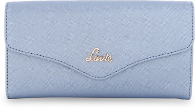 Lavie Women Casual Blue Artificial Leather Wallet(11 Card Slots)