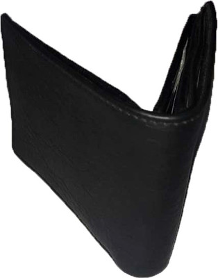 

Aoctane Men Casual Black Genuine Leather Wallet(5 Card Slots), Black 03