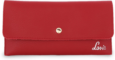 

Lavie Women Evening/Party Red Artificial Leather Wallet(6 Card Slots)