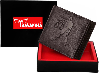 

Tamanna Men Casual Brown Genuine Leather Wallet(1 Card Slot)