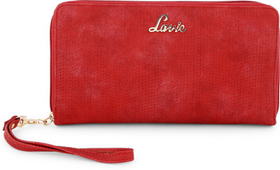 

Lavie Women Evening/Party Red Artificial Leather Wallet(5 Card Slots)