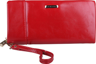 

Giordano Women Casual Red Artificial Leather Wallet(5 Card Slots)