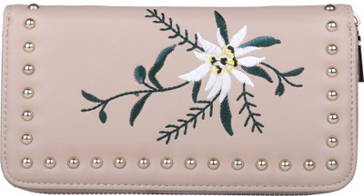 

Giordano Women Evening/Party Beige Artificial Leather Wallet(12 Card Slots)