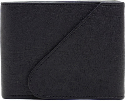

MS Men Casual Black Artificial Leather Wallet(4 Card Slots)