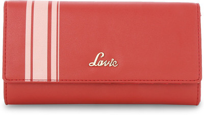 

Lavie Women Casual Red Artificial Leather Wallet(12 Card Slots)