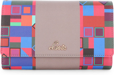 

Lavie Women Casual Multicolor Artificial Leather Wallet(6 Card Slots), Grey