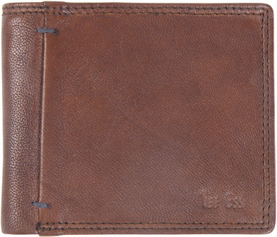 

Tee Ess Men Casual Brown Genuine Leather Wallet(6 Card Slots), Antique brown