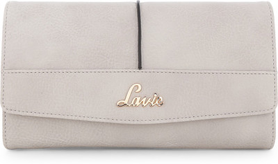 

Lavie Women Formal Grey Artificial Leather Wallet(11 Card Slots)