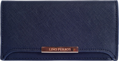 

Lino Perros Women Casual Blue Artificial Leather Wallet(1 Card Slot)