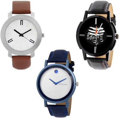 

TRUE KART ALK8085-Mens Exclusive (Casual+PartyWear+Formal) Designer Combo Watch - For Men
