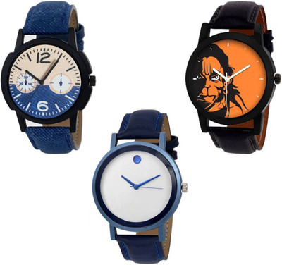 

TRUE KART ALK8073-Mens Exclusive (Casual+PartyWear+Formal) Designer Combo Watch - For Men