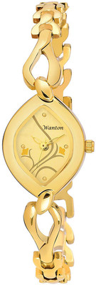 

WANTON M9 Full gold bracelet fancy and flower dial quality watch for women Watch - For Girls