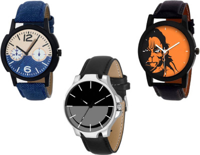 

TRUE KART ALK8081-Mens Exclusive (Casual+PartyWear+Formal) Designer Combo Watch - For Men