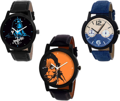 

TRUE KART ALK8079-Mens Exclusive (Casual+PartyWear+Formal) Designer Combo Watch - For Men