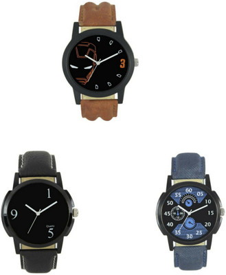 

Shree Enterprise Leather Belt (3 pcs) Watch - For Boys