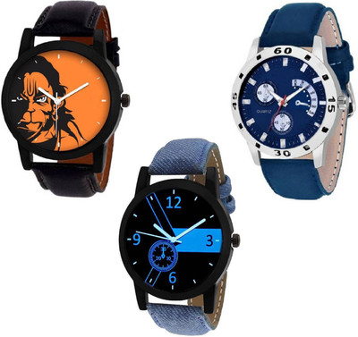 

TRUE KART ALK8031-Mens Exclusive (Casual+PartyWear+Formal) Designer Combo Watch - For Men