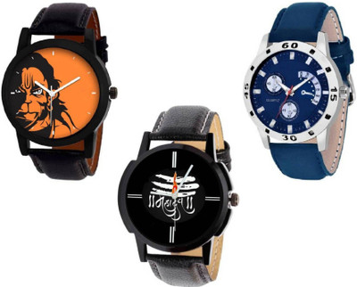 

TRUE KART ALK8091-Mens Exclusive (Casual+PartyWear+Formal) Designer Combo Watch - For Men