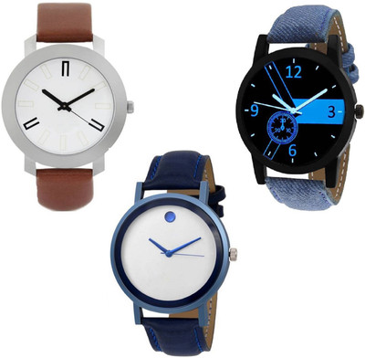 

TRUE KART ALK8025-Mens Exclusive (Casual+PartyWear+Formal) Designer Combo Watch - For Men