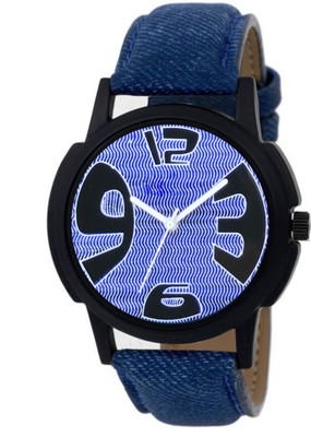 

spike 0066 stylish leather strap watch Watch - For Men