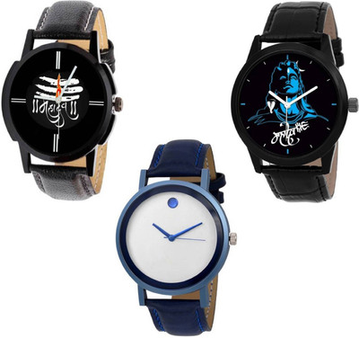 

iDIVAS ALK8089-Mens Exclusive (Casual+PartyWear+Formal) Designer Combo Watch - For Men
