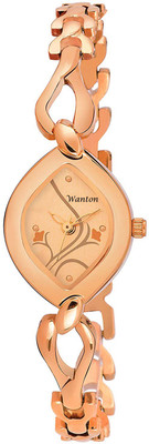 

WANTON M9 Full rose gold color bracelet fancy and flower dial quality watch for women Watch - For Girls