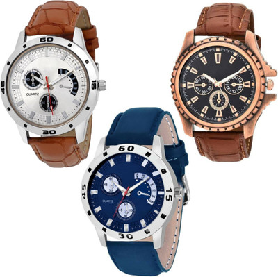 

NUBELA NB_20358 Blue And Brown Color Watch - For Men