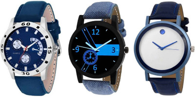 

TRUE KART ALK8030-Mens Exclusive (Casual+PartyWear+Formal) Designer Combo Watch - For Men