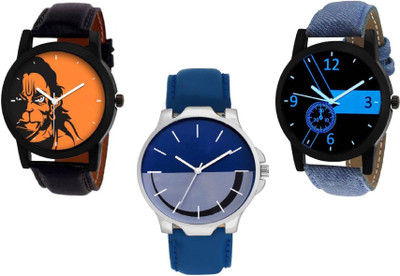 

TRUE KART ALK8039-Mens Exclusive (Casual+PartyWear+Formal) Designer Combo Watch - For Men