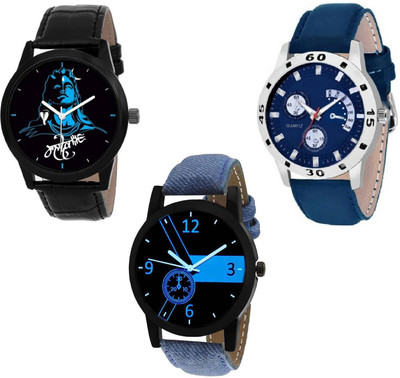 

TRUE KART ALK8032-Mens Exclusive (Casual+PartyWear+Formal) Designer Combo Watch - For Men
