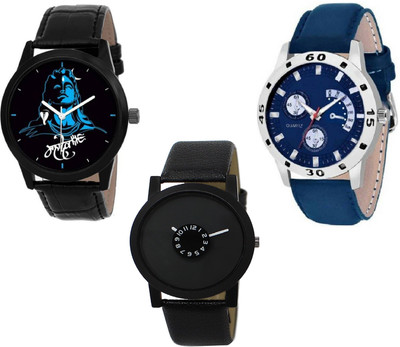 

TRUE KART ALK8062-Mens Exclusive (Casual+PartyWear+Formal) Designer Combo Watch - For Men