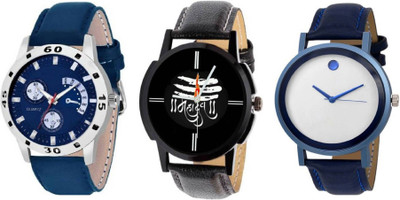 

TRUE KART ALK8090-Mens Exclusive (Casual+PartyWear+Formal) Designer Combo Watch - For Men