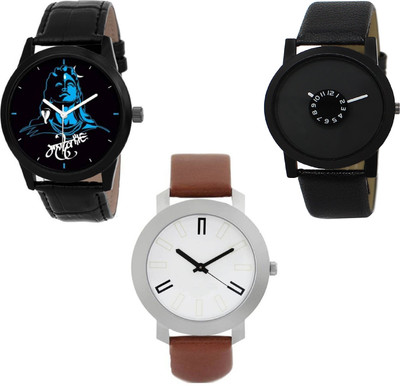 

TRUE KART ALK8063-Mens Exclusive (Casual+PartyWear+Formal) Designer Combo Watch - For Men